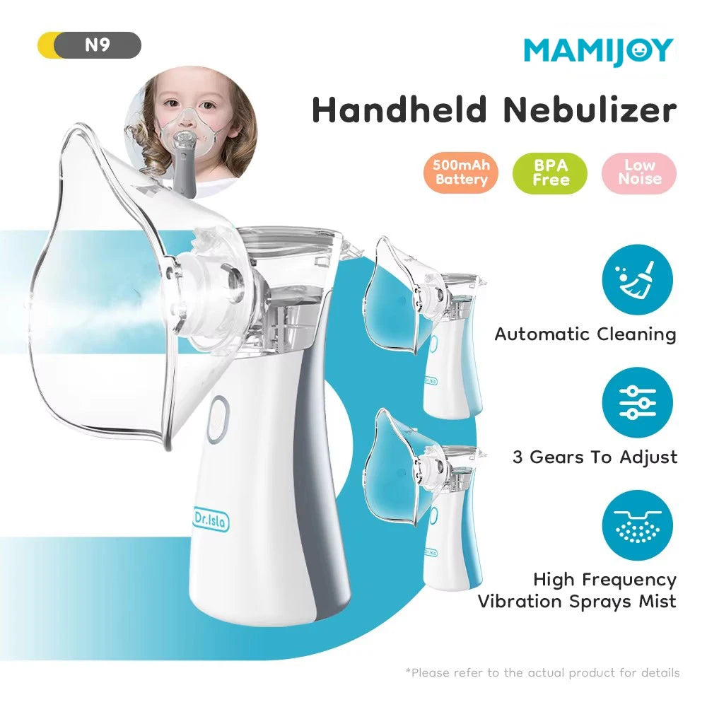 ✨ MAMIJOY Mini Nebuliser Silent Portable Inhaler for Adults & Kids Mary's For You