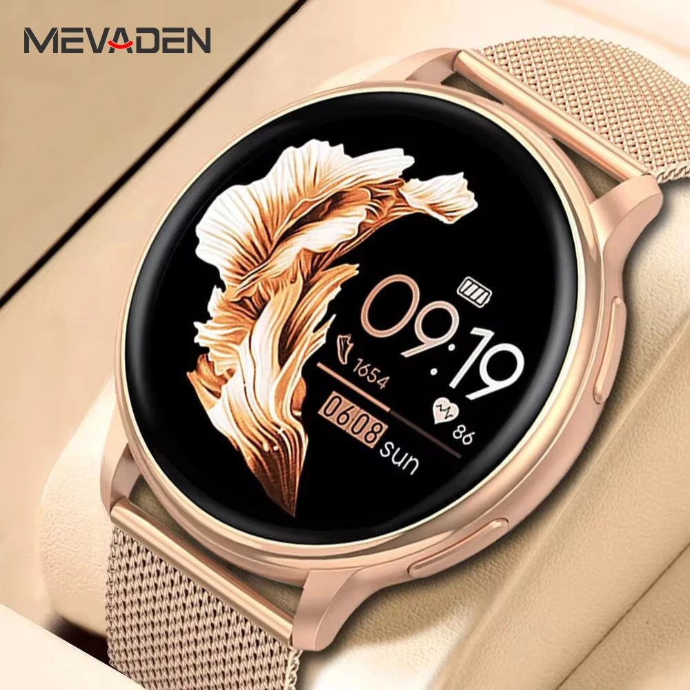 MEVADEN Bluetooth Call Smart Watch Women Custom Dial Watches Men Sport Fitness Tracker Heart Rate Smartwatch For Android IOS Y22 Mary's For You
