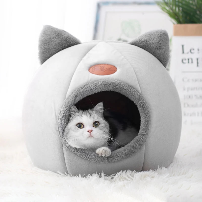 ✨ CozyNest Pet Bed – Deep Sleep Indoor Cave for Cats & Small Dogs Mary's For You