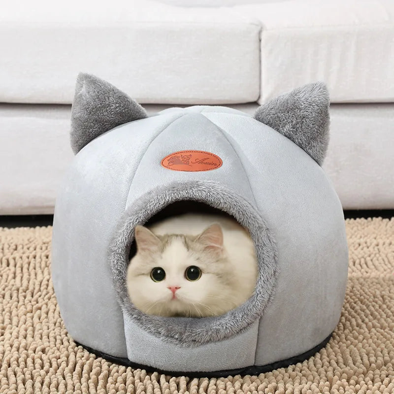 ✨ CozyNest Pet Bed – Deep Sleep Indoor Cave for Cats & Small Dogs Mary's For You