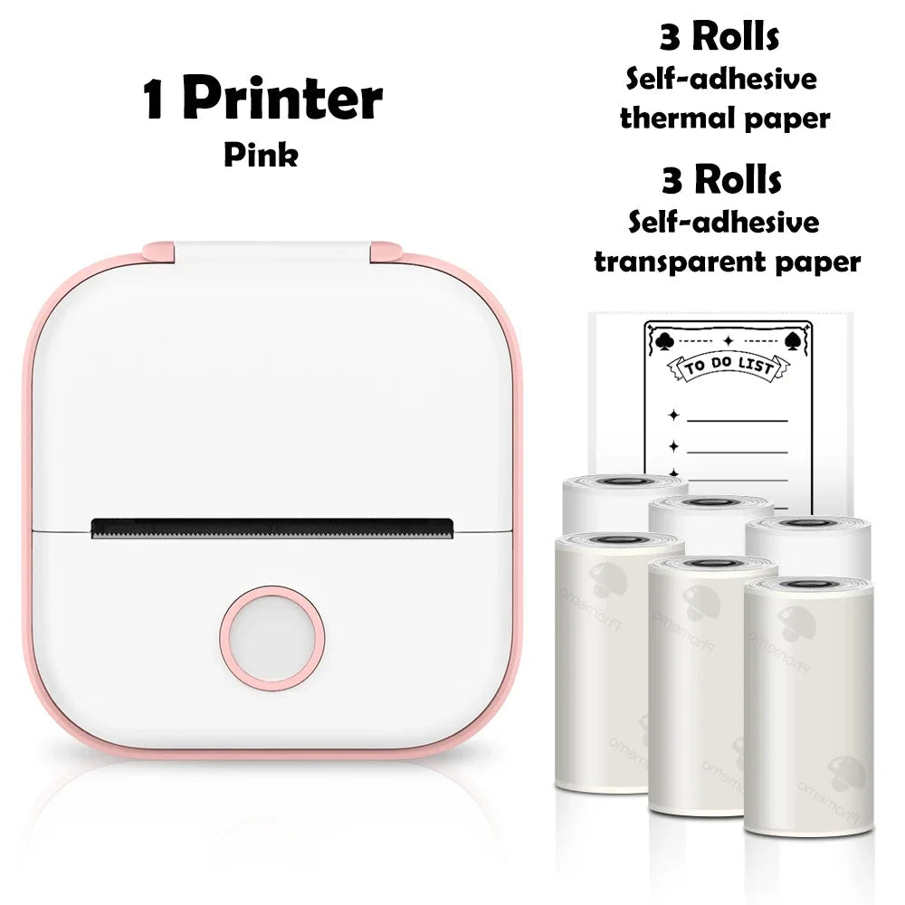 🖨️ PrintiePocket T02 – Wireless Mini Sticker Printer for Journals, DIY & Student Gifts Mary's For You