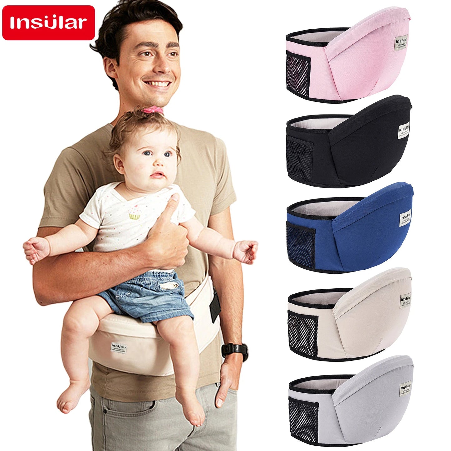 Baby Carrier Waist Stool Walkers Baby Sling Hold Waist Belt Backpack Hipseat Belt Kids Adjustable Infant Hip Seat Mary's For You