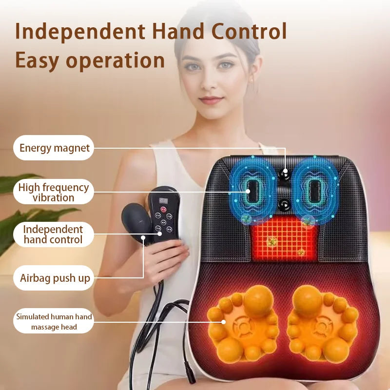 💎 Shiatsu Bliss Massager - Heated Neck & Back Relief for Car & Home 💫 Mary's For You