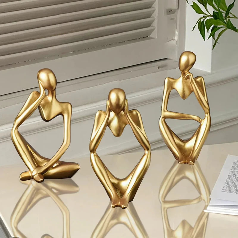 ✨ Nordic Abstract Figure Elegant Mini Art for Home & Desk Decor Mary's For You