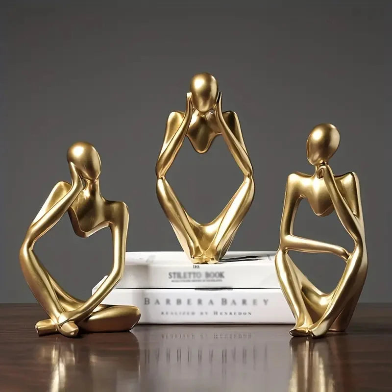 ✨ Nordic Abstract Figure Elegant Mini Art for Home & Desk Decor Mary's For You