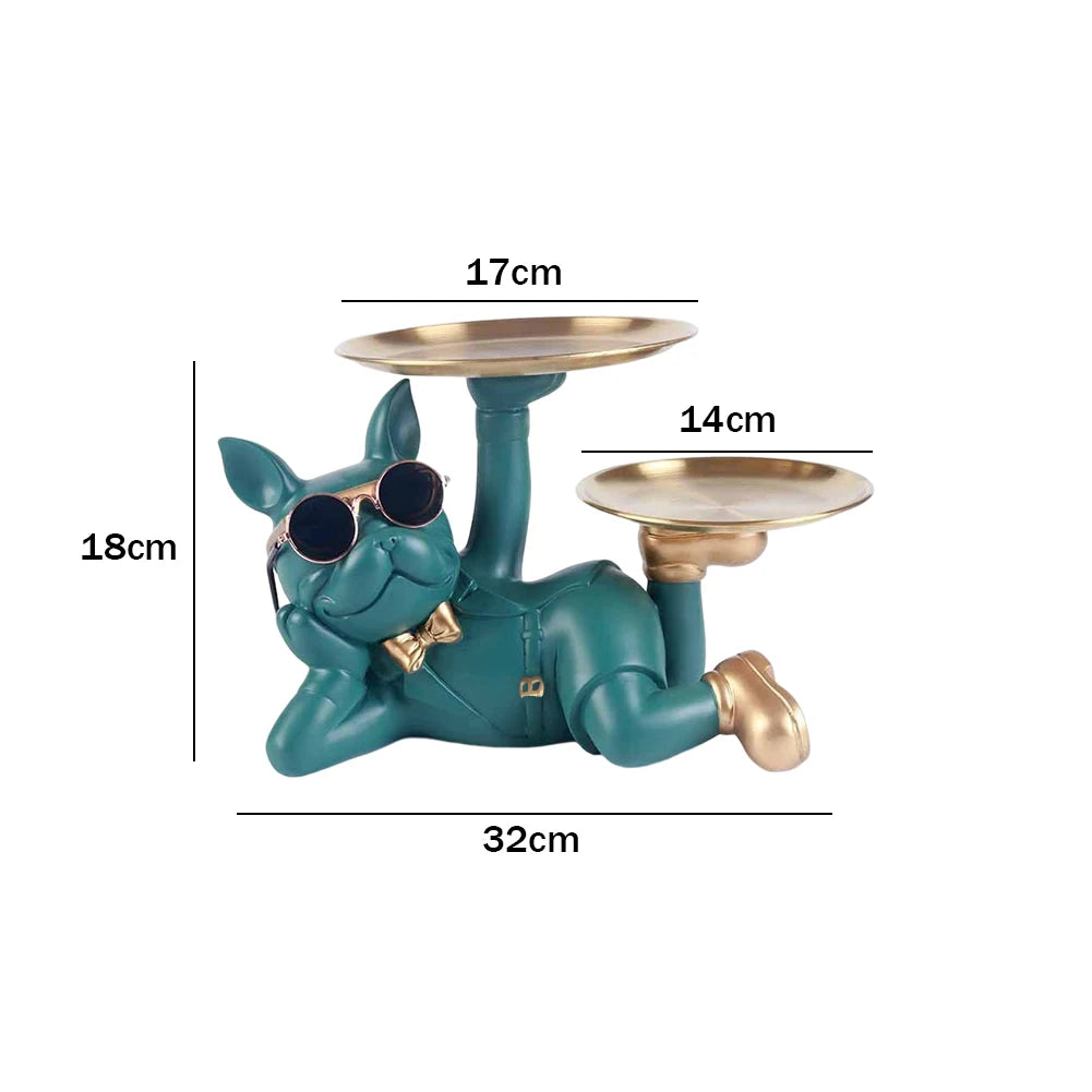 🔥💎 Bulldog Butler Sculpture 🐶✨ Nordic Charm Coin Tray 💫 Mary's For You