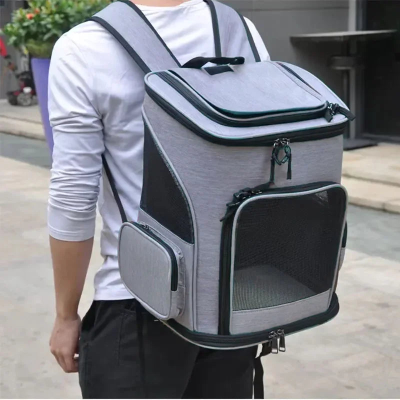 ✨ PawHaven Expandable Pet Carrier Backpack – Breathable & Foldable Travel Bag Mary's For You