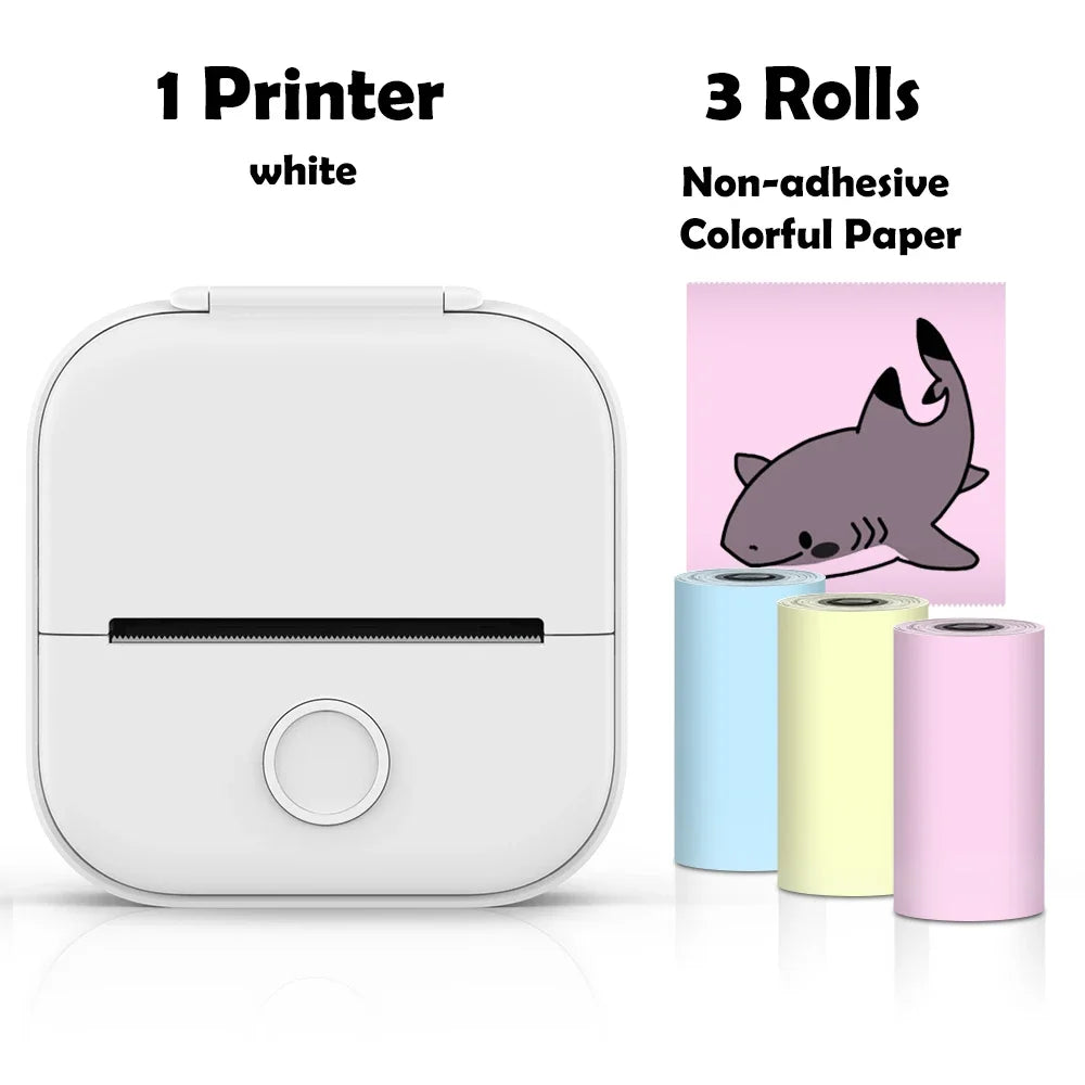 🖨️ PrintiePocket T02 – Wireless Mini Sticker Printer for Journals, DIY & Student Gifts Mary's For You