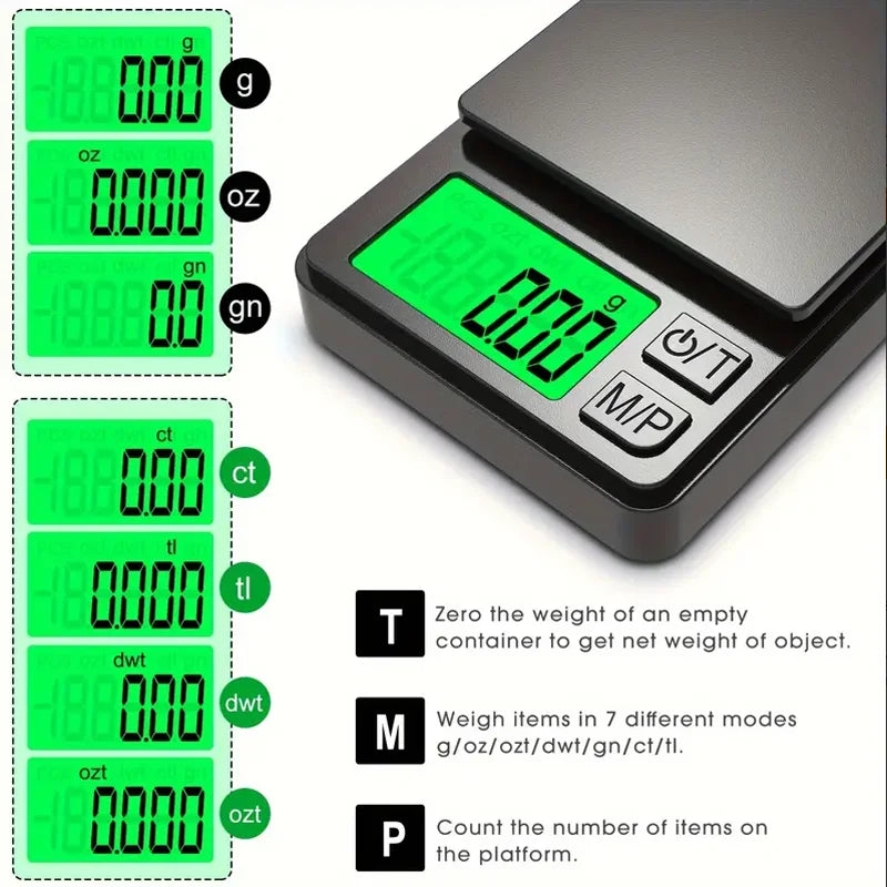 🌟 Mini Digital Precision Scale for Food and Jewelry - 1000g x 0.1g Mary's For You