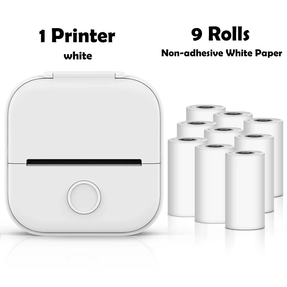 🖨️ PrintiePocket T02 – Wireless Mini Sticker Printer for Journals, DIY & Student Gifts Mary's For You