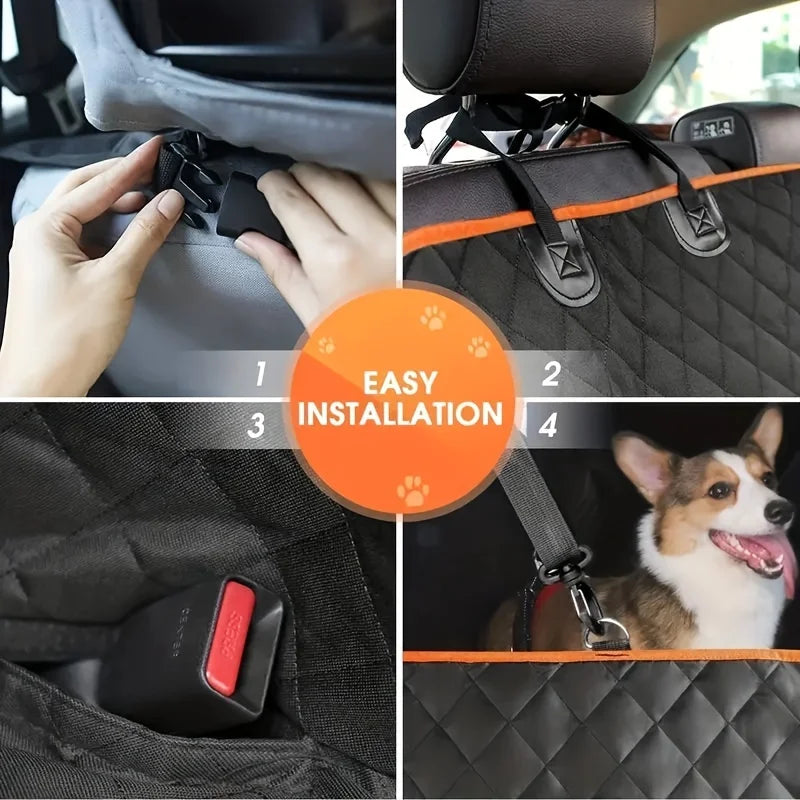 Ideal Car seat Cover, Upgrade Your Car Seats with this Waterproof, Scratch-Resistant Dog Hammock Cover! Mary's For You