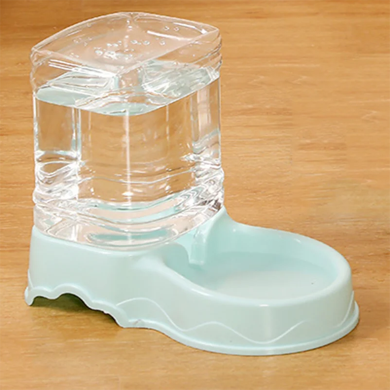 Pet automatic feeder cat drinking water bowl cat bowl dog bowl 3.8L large capacity combination grain storage barrel pet supplies Mary's For You