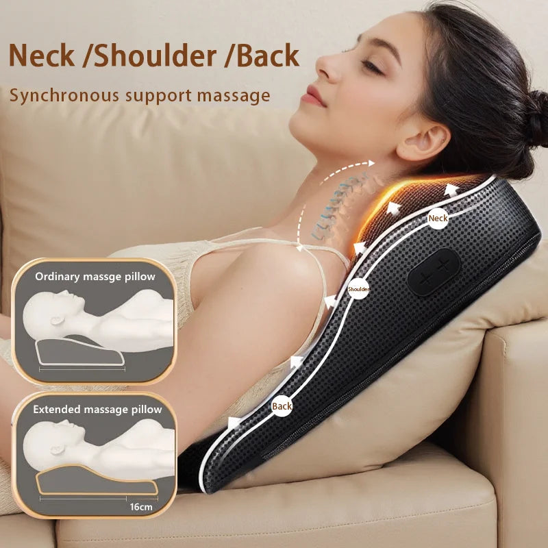 💎 Shiatsu Bliss Massager - Heated Neck & Back Relief for Car & Home 💫 Mary's For You