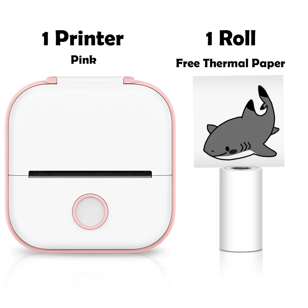 🖨️ PrintiePocket T02 – Wireless Mini Sticker Printer for Journals, DIY & Student Gifts Mary's For You