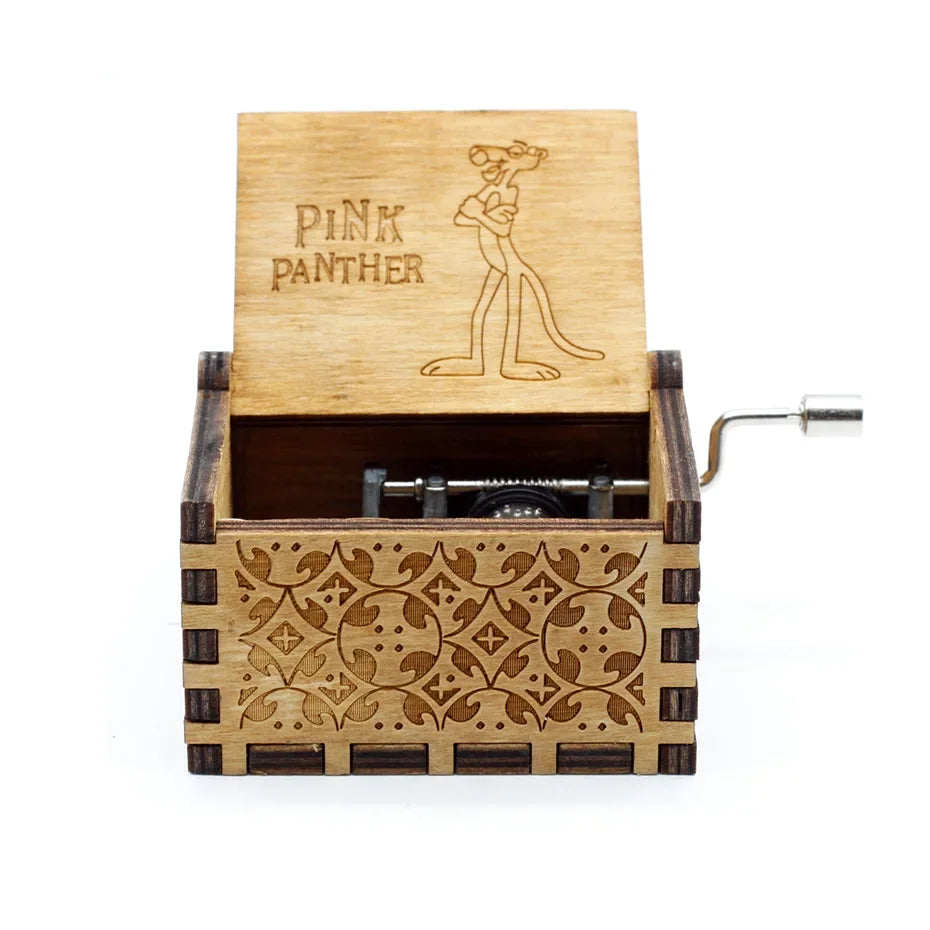 ✨ Theme Melody Music Box 🎶 Hand-Cranked Wooden Gift for Any Occasion Mary's For You