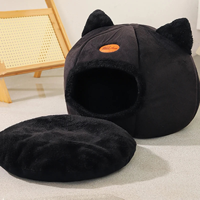 ✨ CozyNest Pet Bed – Deep Sleep Indoor Cave for Cats & Small Dogs Mary's For You