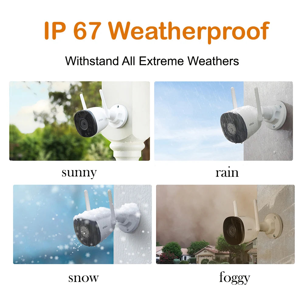 🎯IMOU Bullet 2C Outdoor IP Camera – 4MP Wi-Fi Surveillance with AI Human Detection Mary's For You
