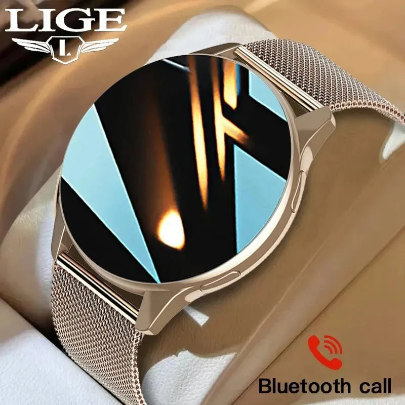 LIGE New Smart Watch 2025 Wireless Charging Smartwatch Bluetooth Calls Watches Men Women Fitness Bracelet Custom Watch Face +Box Mary's For You