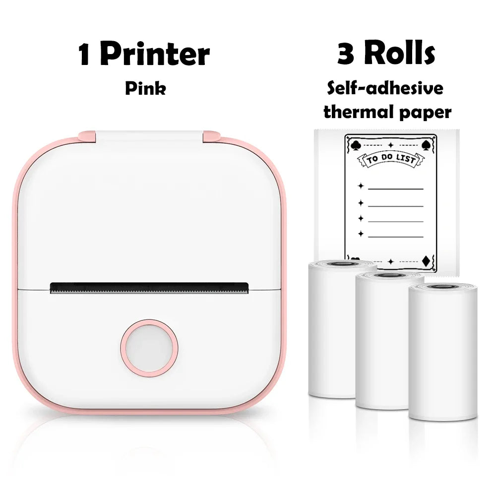 🖨️ PrintiePocket T02 – Wireless Mini Sticker Printer for Journals, DIY & Student Gifts Mary's For You