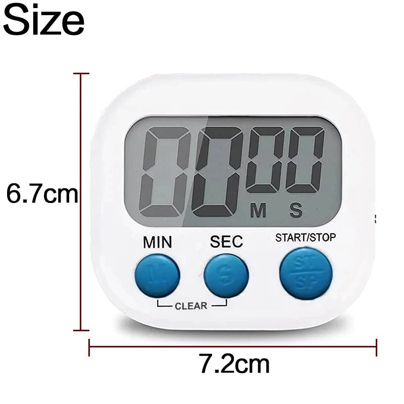✨ StoneGo Digital Kitchen Timer – Large LCD with Loud Alarm & Magnetic Back Mary's For You