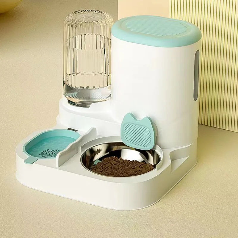 ✨ AutoFeast Pet Bowl – Automatic Food & Water Dispenser for Cats & Dogs Mary's For You