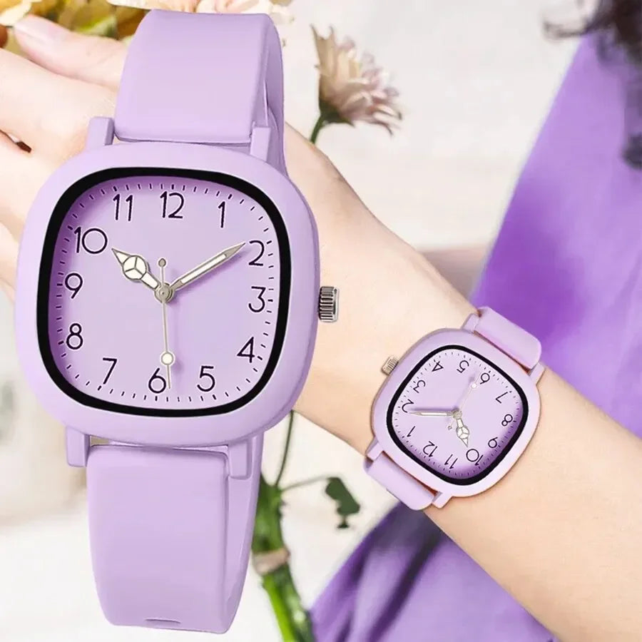 Fashion Brand Bear Women Quartz Watch 2024 Ladies Casual Silicone Jelly Watches Clock Girl Gift Zegarek Damski Mary's For You