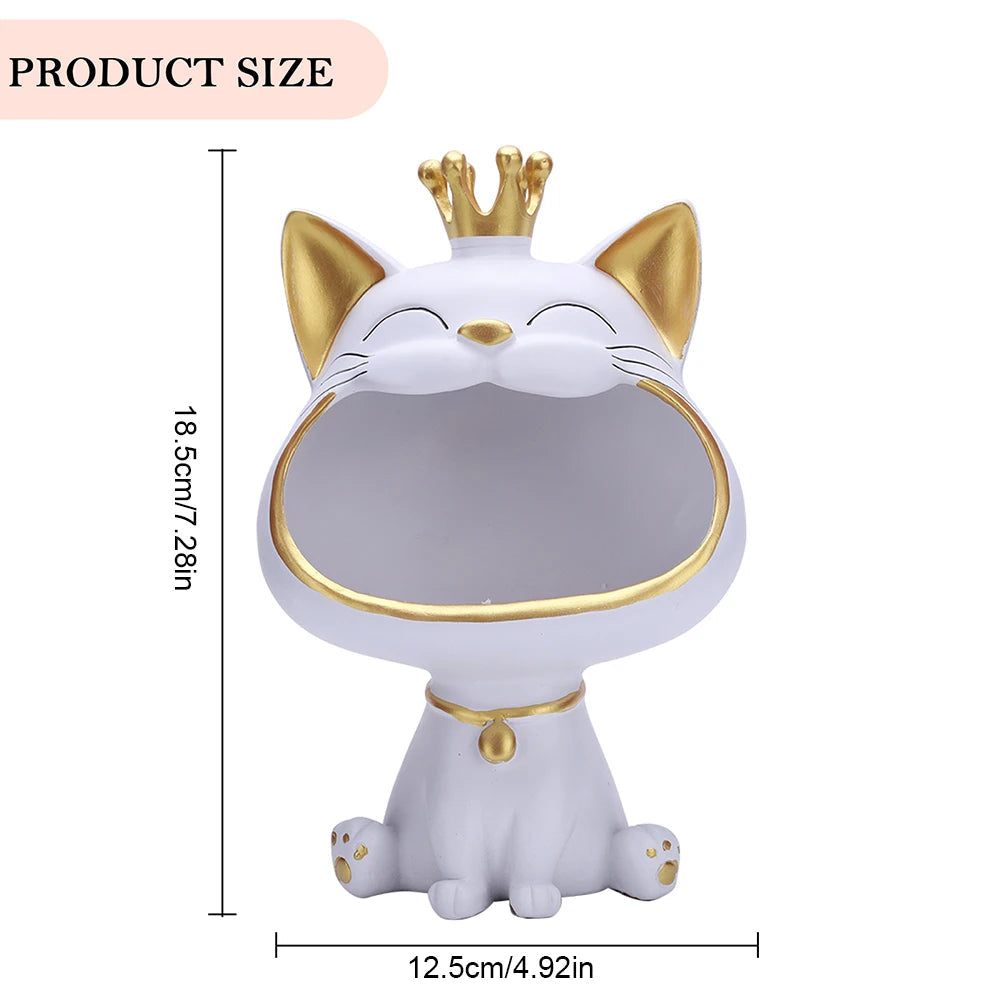 🐾 Bulldog Butler Statue Nordic Tray & Coin Bank Charm 💫 Mary's For You