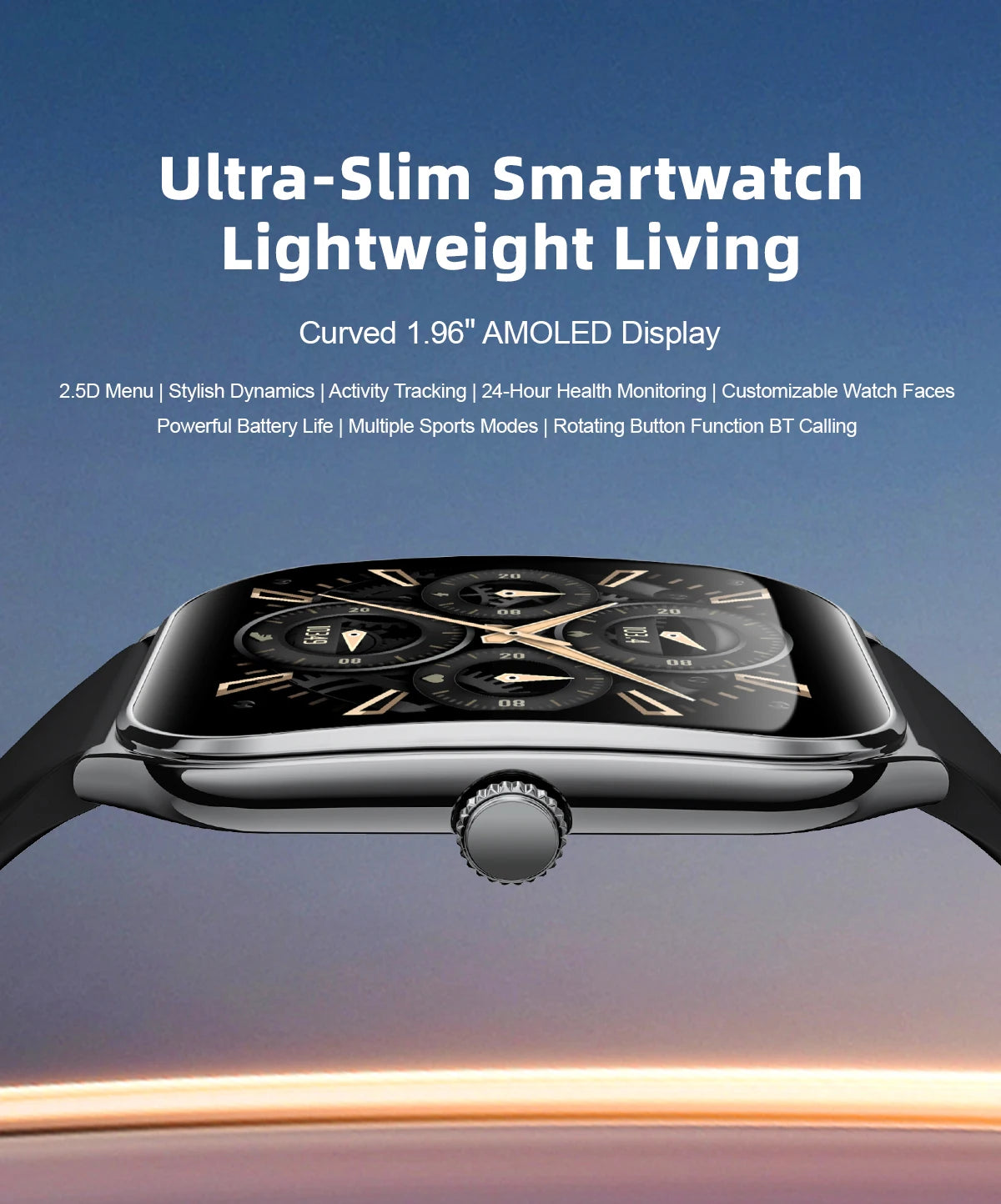 đ„đ Ultra Thin Smartwatch 1.96" AMOLED đâš HD Display | Call Reminder for Huawei đ« Mary's For You