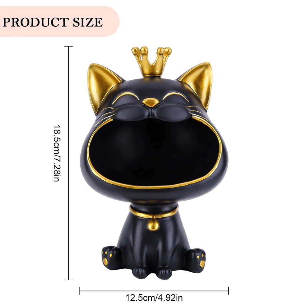 🐾 Bulldog Butler Statue Nordic Tray & Coin Bank Charm 💫 Mary's For You