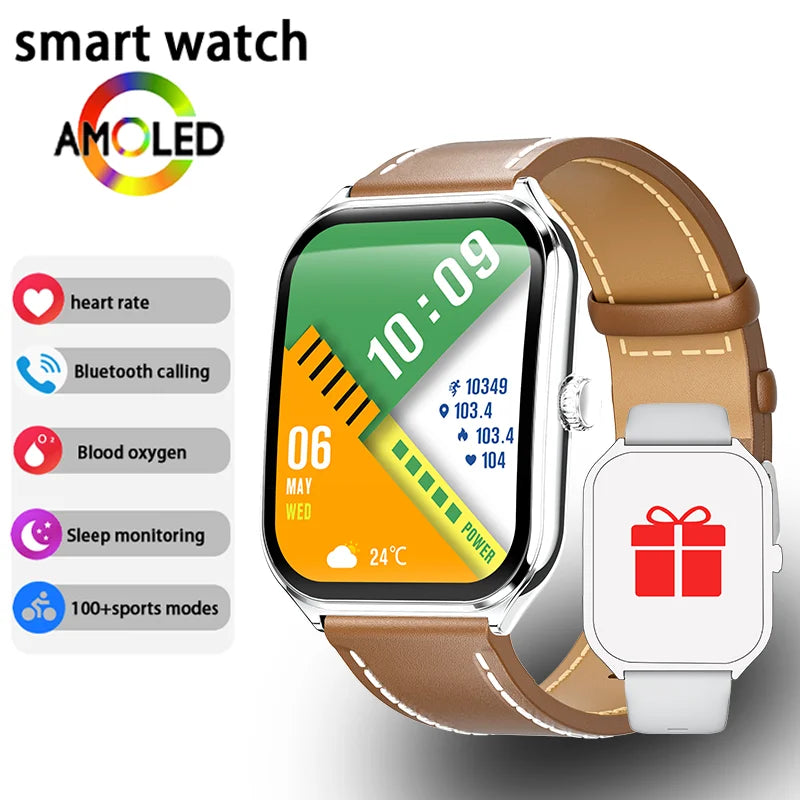 đ„đ Ultra Thin Smartwatch 1.96" AMOLED đâš HD Display | Call Reminder for Huawei đ« Mary's For You