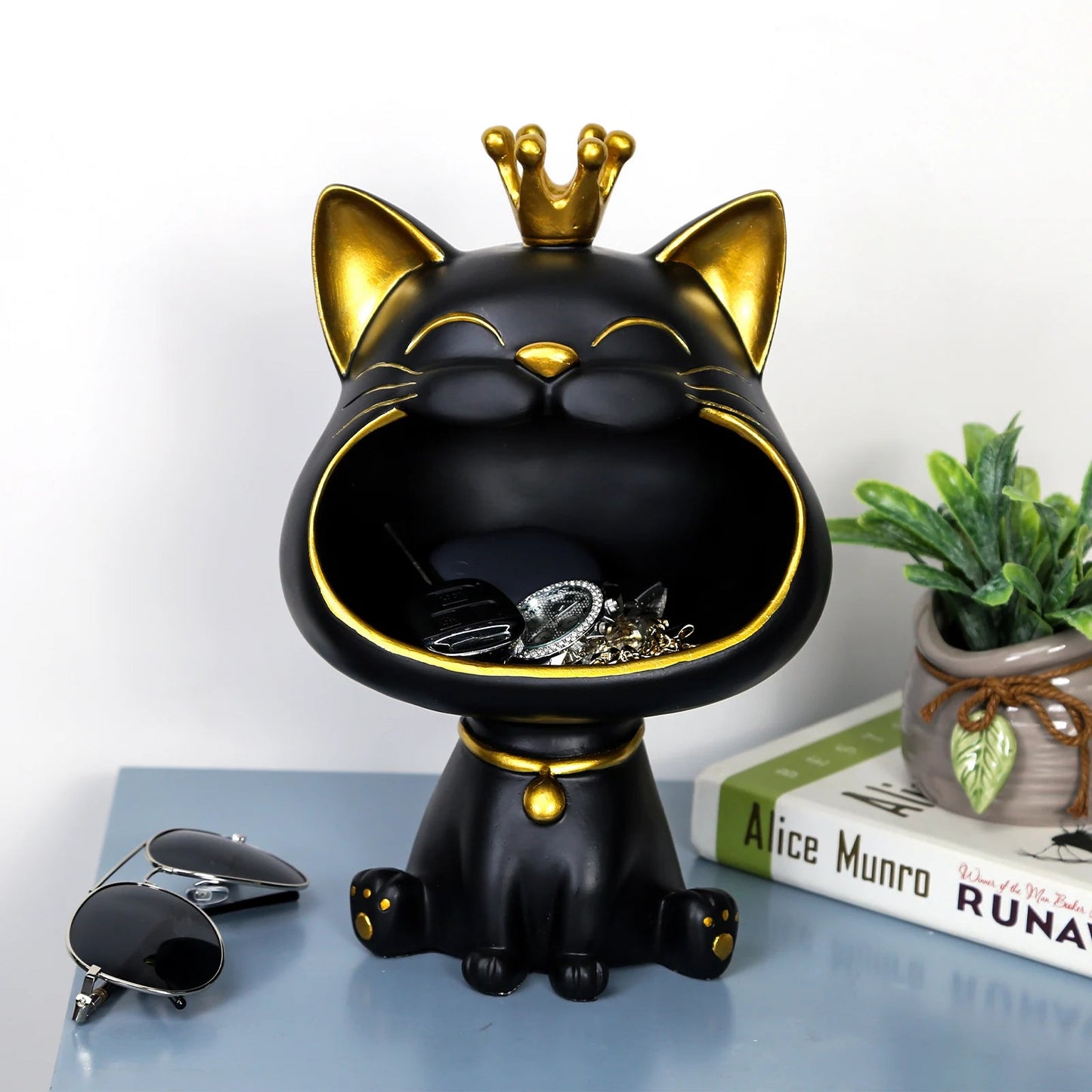🐾 Bulldog Butler Statue Nordic Tray & Coin Bank Charm 💫 Mary's For You