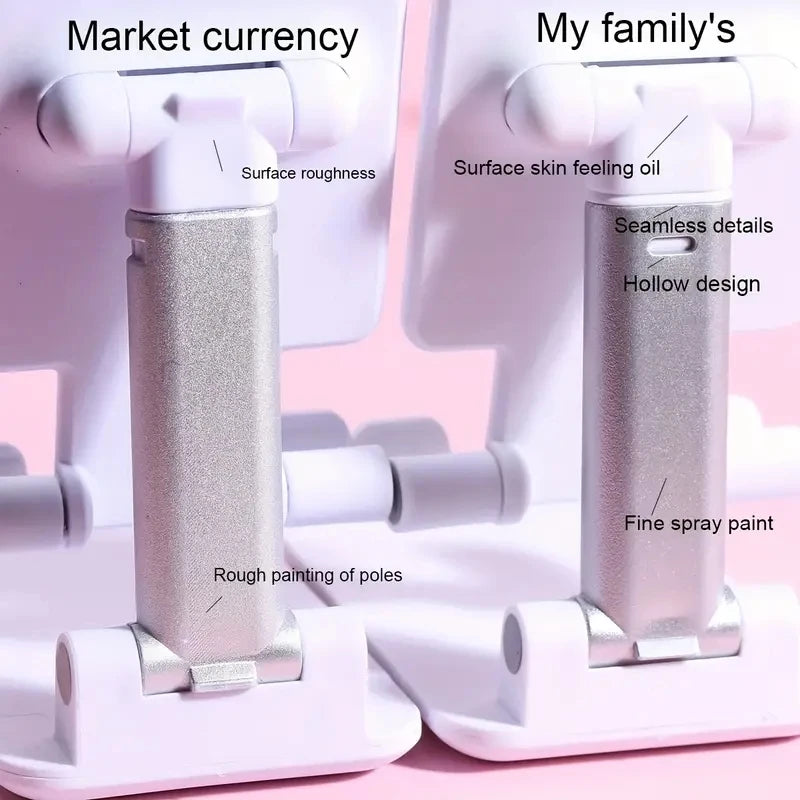 Adjustable Mobile Phone Stand – Universal Desk Holder for iPhone, Android & Tablets Mary's For You