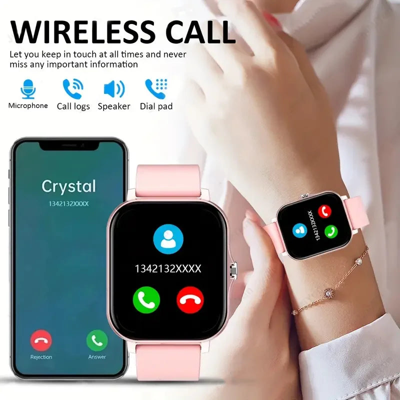 KESHUYOU 2025 New Smart Watch Bluetooth Talking Blood Oxygen/Blood Pressure Monitor Smart Watch for Women Men Holiday Gift Mary's For You