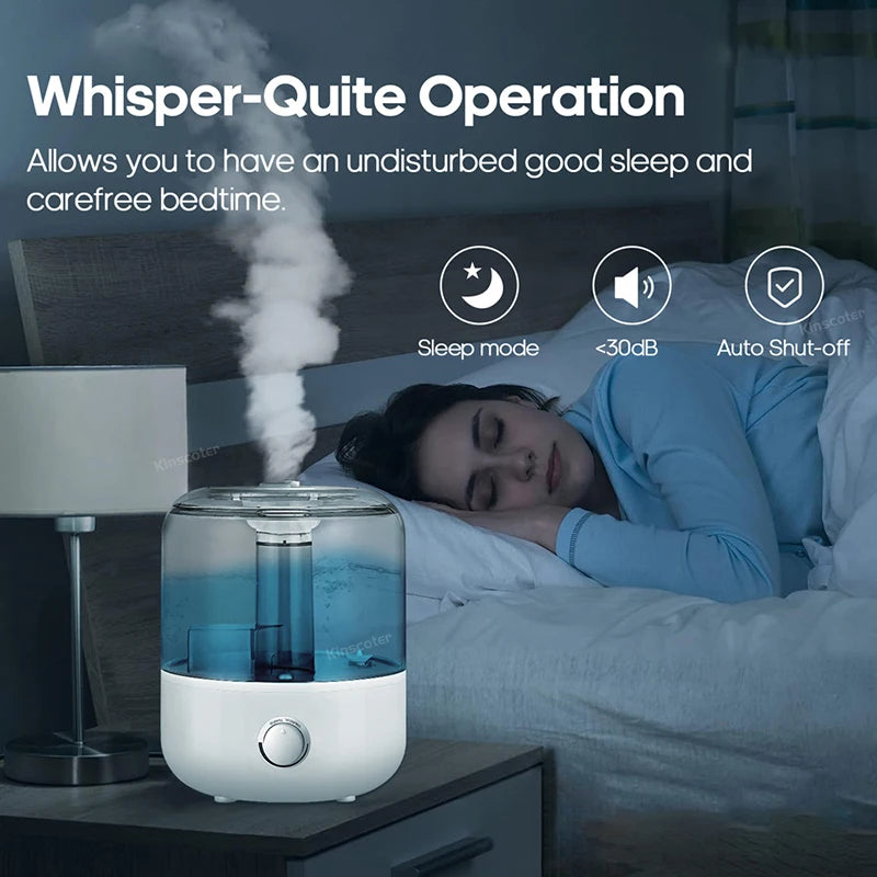 ✨ KINSCOTER 3L Humidifier 🌿 Large-Capacity Mist & Aroma Diffuser with Remote Mary's For You