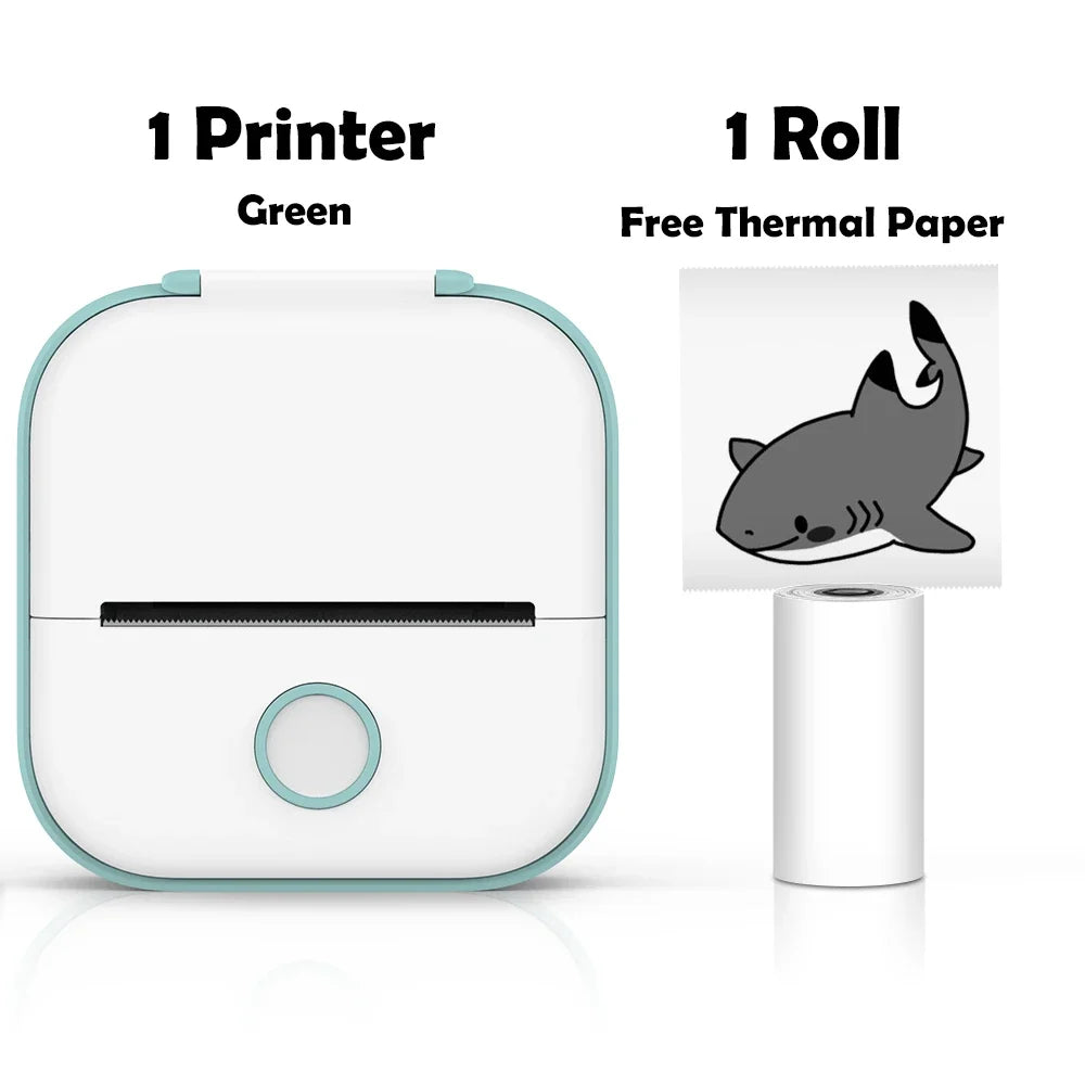 🖨️ PrintiePocket T02 – Wireless Mini Sticker Printer for Journals, DIY & Student Gifts Mary's For You