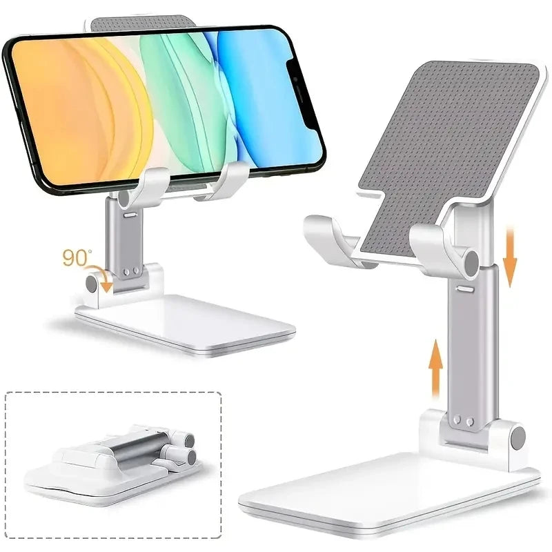 Adjustable Mobile Phone Stand – Universal Desk Holder for iPhone, Android & Tablets Mary's For You