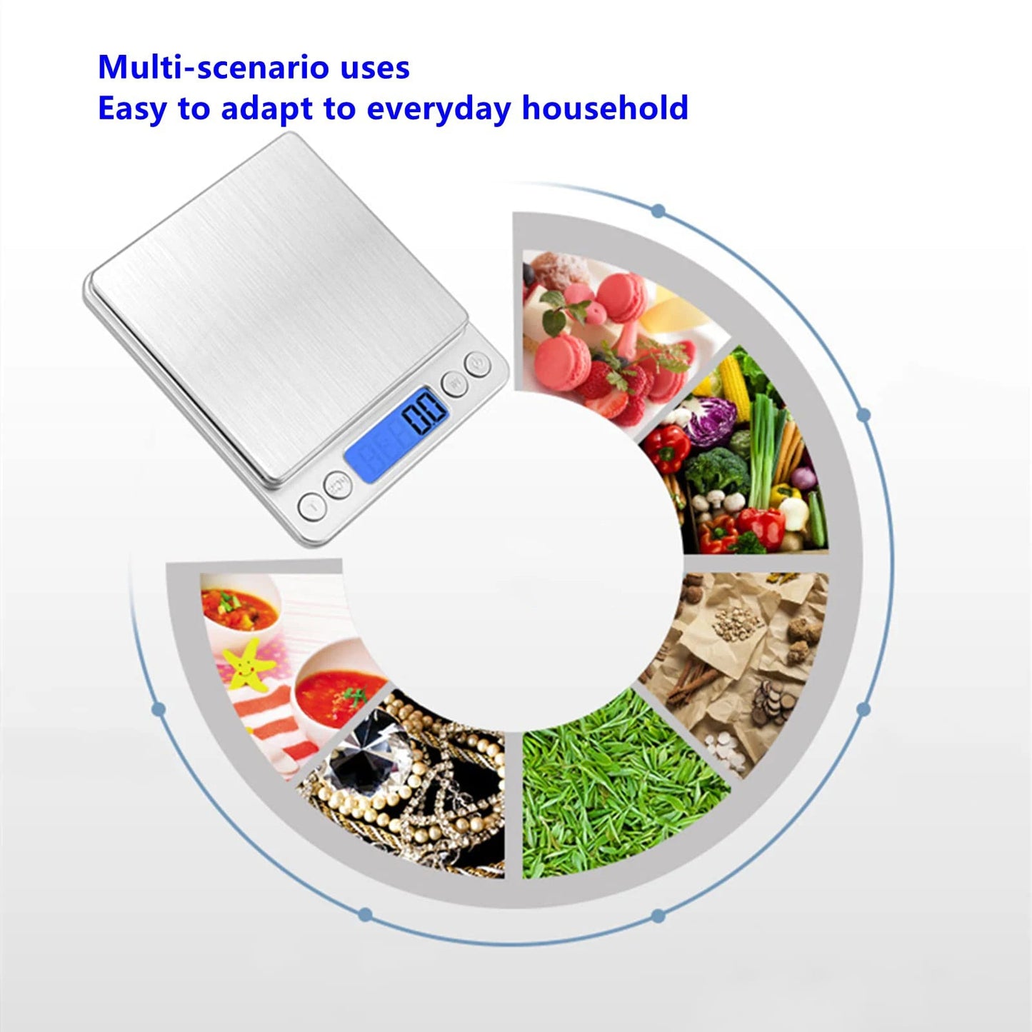 ✨ PrecisionPro Digital Kitchen Scale – 3000g/0.1g for Food & Jewelry Mary's For You