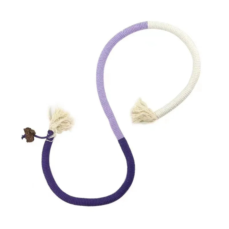 💎🔥✨ Silvervine Cat Teaser 🐾 Cotton Rope Toy for Healthy Play & Clean Teeth Mary's For You