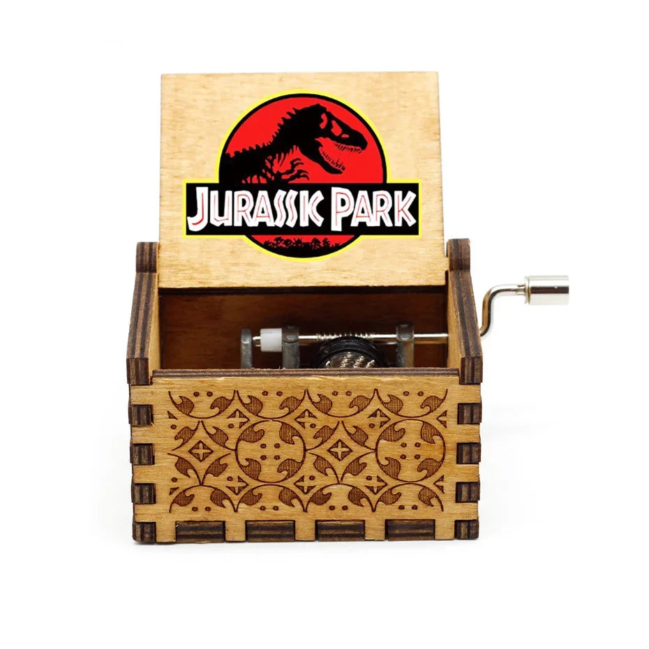 ✨ Theme Melody Music Box 🎶 Hand-Cranked Wooden Gift for Any Occasion Mary's For You
