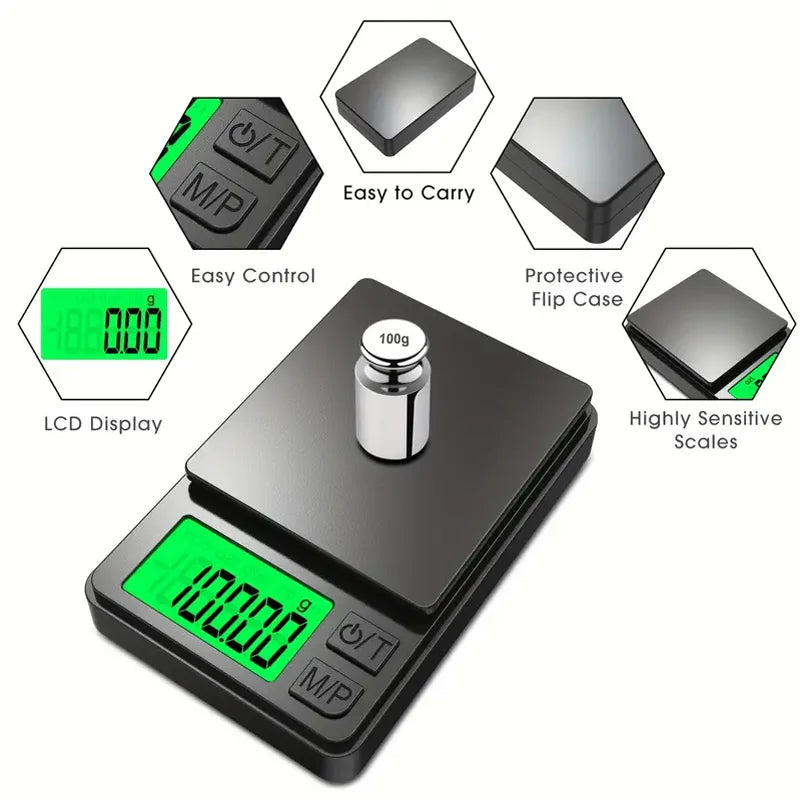 🌟 Mini Digital Precision Scale for Food and Jewelry - 1000g x 0.1g Mary's For You
