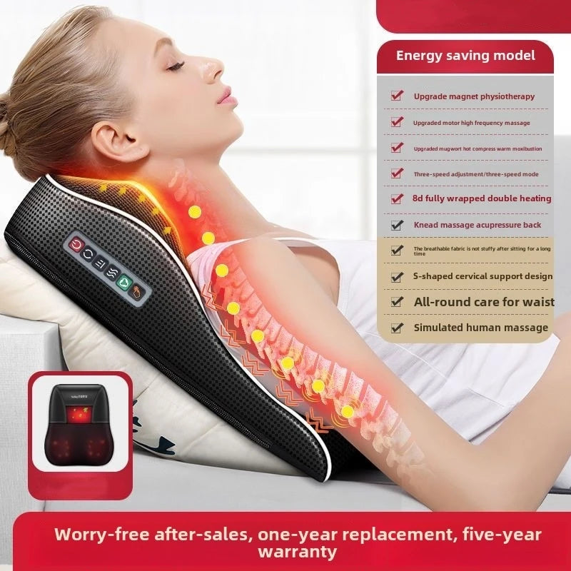 💎 Shiatsu Bliss Massager - Heated Neck & Back Relief for Car & Home 💫 Mary's For You