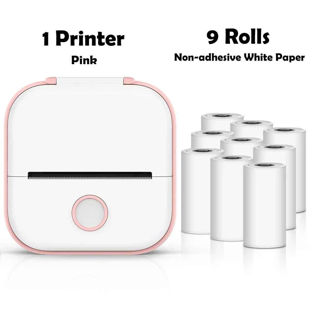🖨️ PrintiePocket T02 – Wireless Mini Sticker Printer for Journals, DIY & Student Gifts Mary's For You