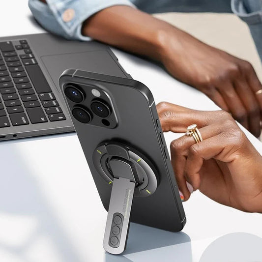 📱 MagSafe 3-in-1 Magnetic Phone Grip & Stand – Double-Sided Finger Ring Holder for iPhone 12–17 Series 📱 Mary's For You