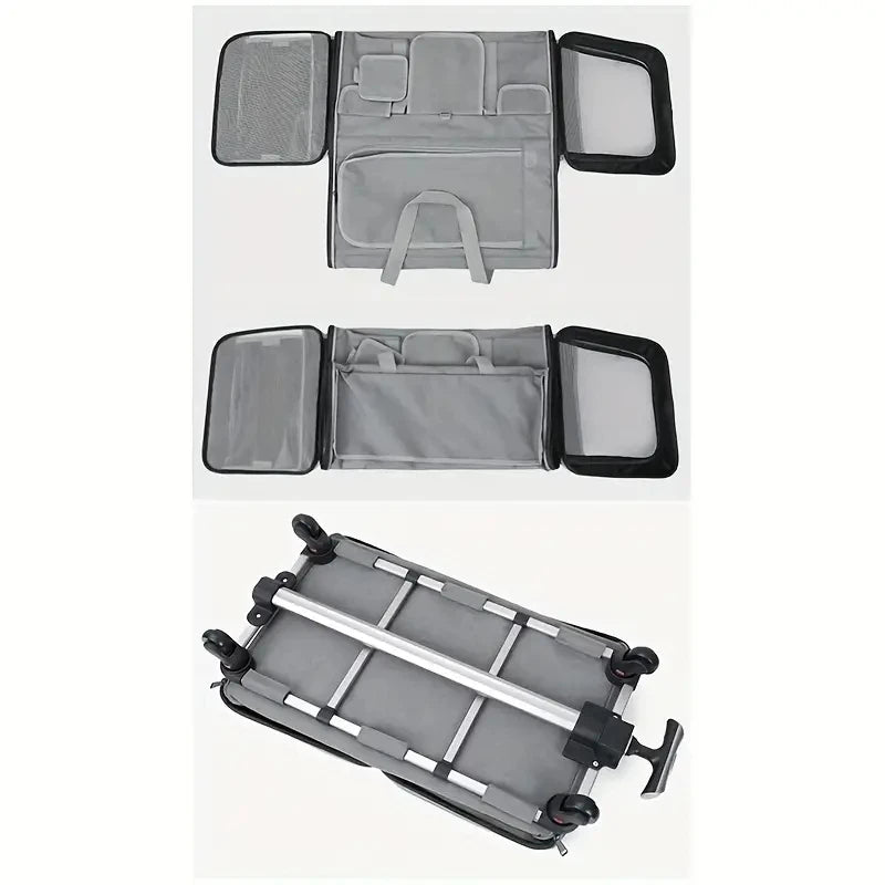 Extra Large Portable Pet Trolley Case, Detachable Dog Trolley Case, Large Foldable Pet Bag Cat Travel Carrier Bag Mary's For You