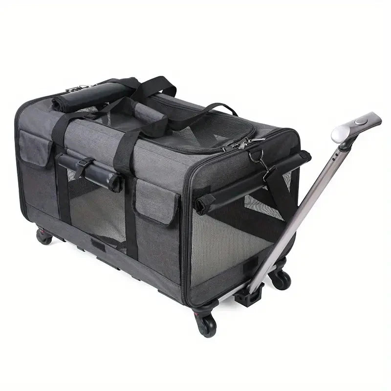 Extra Large Portable Pet Trolley Case, Detachable Dog Trolley Case, Large Foldable Pet Bag Cat Travel Carrier Bag Mary's For You