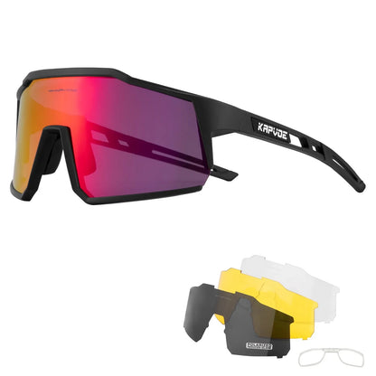 🔥 Kapvoe Cycling Glasses 🚴‍♂️ Polarised UV400 Sport Eyewear Ultra-Light Mary's For You