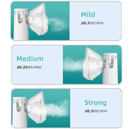 ✨ BreatheEase Portable Mesh Nebuliser – Handheld Inhalator for Adults & Kids Mary's For You