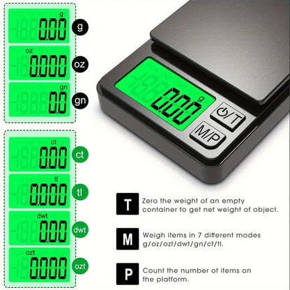 🌟 Mini Digital Precision Scale for Food and Jewelry - 1000g x 0.1g Mary's For You