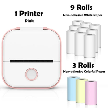 🖨️ PrintiePocket T02 – Wireless Mini Sticker Printer for Journals, DIY & Student Gifts Mary's For You