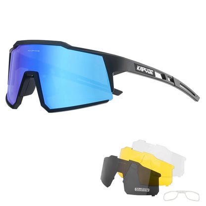 🔥 Kapvoe Cycling Glasses 🚴‍♂️ Polarised UV400 Sport Eyewear Ultra-Light Mary's For You